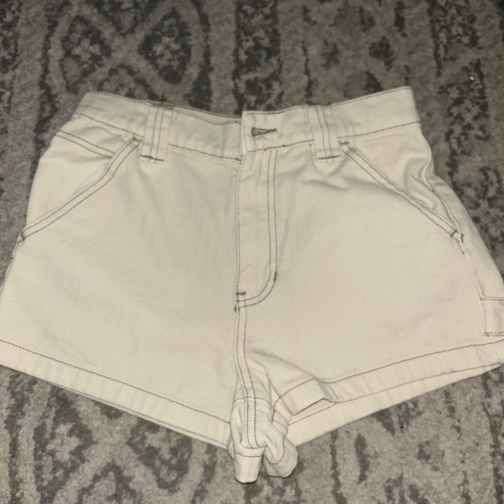 high rise carpenter shorts- new but no tags